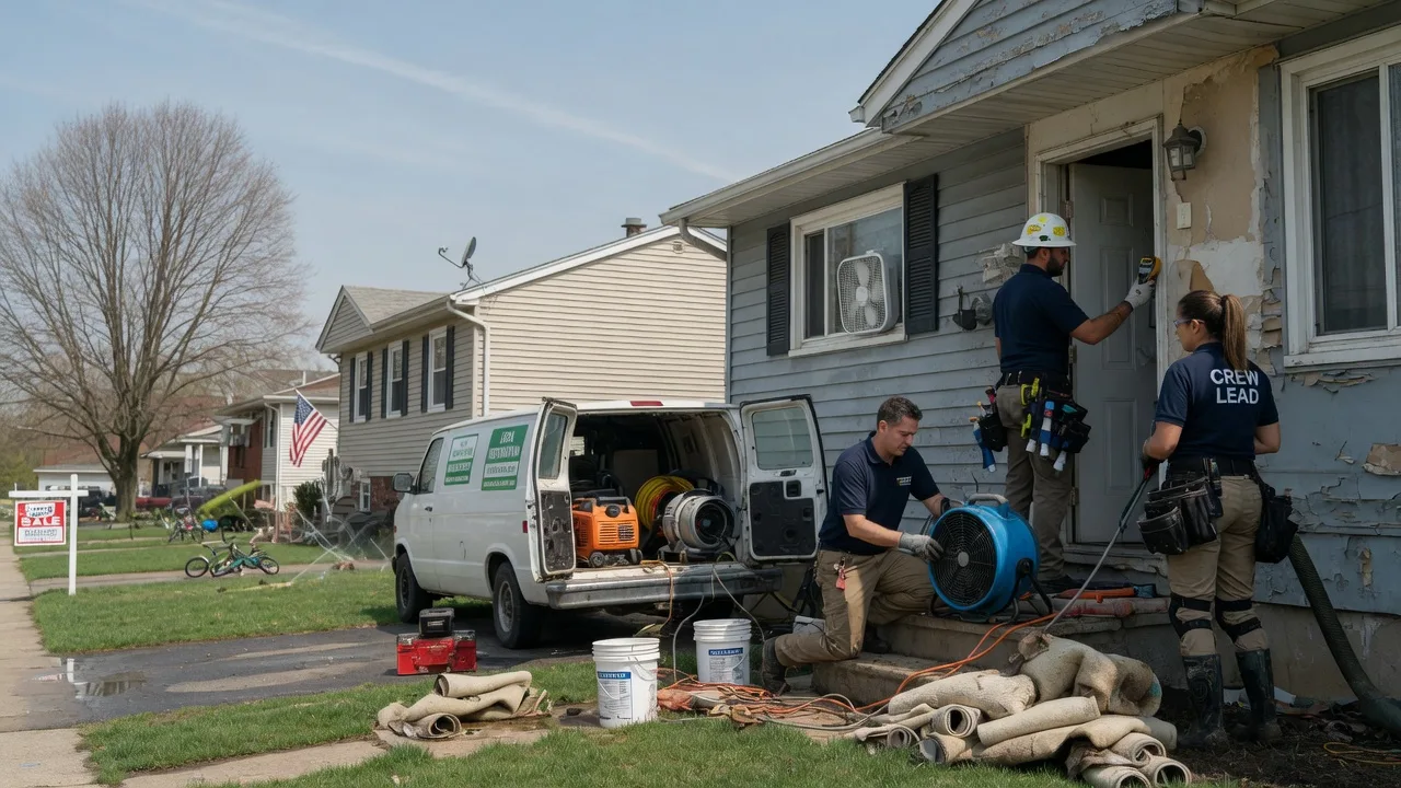 Flood Cleanup in Sheridan, TX near me